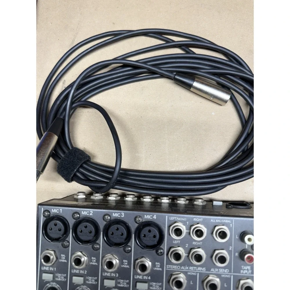 Mackie Micro Series 1202-VLZ 12-Channel Analog Mixer Phantom Power EQ PFL